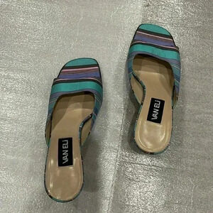 [US9] NWOT-  VanEli Slip On Dress Heels Sandal with open toe